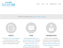 Tablet Screenshot of cmgdigitaltalent.com